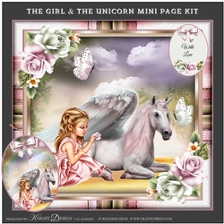 The Girl & The Unicorn Mini Page Kit