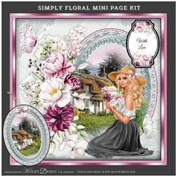 Simply Floral Mini Page Kit