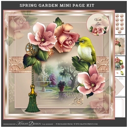 Spring Garden Mini Page Kit