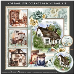 Cottage Life Collage 03 Mini Page Kit