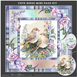 Cute Birds Mini Page Kit