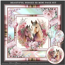 Beautiful Horses 02 Mini Page Kit