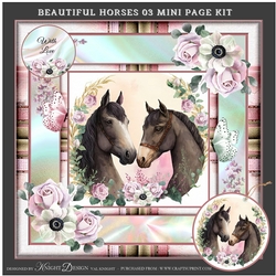 Beautiful Horses 03 Mini Page Kit