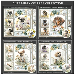 Cute Puppy Collage Collection