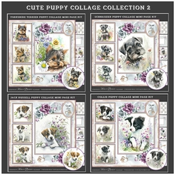 Cute Puppy Collage Collection 2