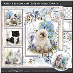 Cute Kittens Collage 02 Mini Page Kit