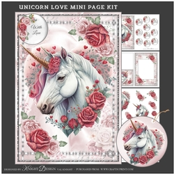 Unicorn Love Mini Page Kit