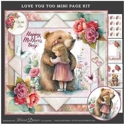 Love You Too Mini Page Kit