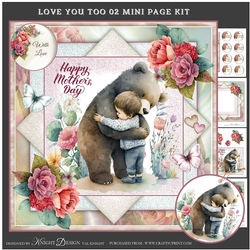 Love You Too 02 Mini Page Kit