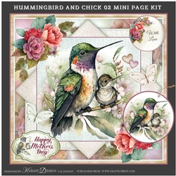 Hummingbird And Chick 02 Mini Page Kit