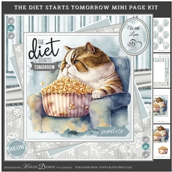 The Diet Starts Tomorrow Mini Page Kit