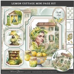 Lemon Cottage Collage Mini Page Kit