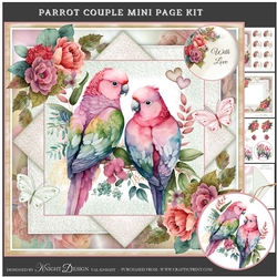 Parrot Couple Mini Page Kit