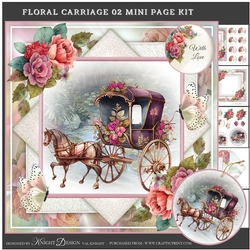 Floral Carriage 02 Mini Page Kit