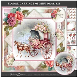Floral Carriage 03 Mini Page Kit