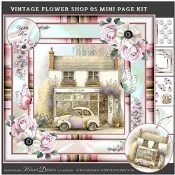 Vintage Flower Shop 05 Mini Page Kit