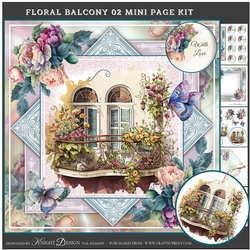 Floral Balcony 02 Mini Page Kit