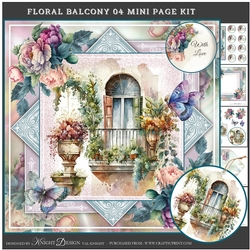 Floral Balcony 04 Mini Page Kit