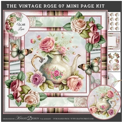 The Vintage Rose 07 Mini Page Kit