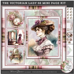 The Victorian Lady 02 Mini Page Kit