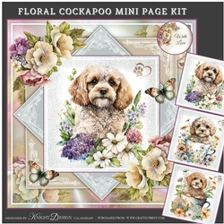 Floral Cockapoo Mini Page Kit