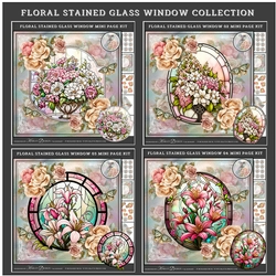 Floral Stained Glass Window Collection