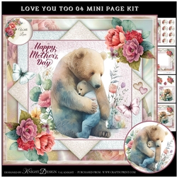 Love You Too 04 Mini Page Kit