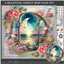 A Beautiful Sunset Mini Page Kit