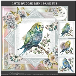 Cute Budgie Mini Page Kit