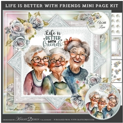 Life is Better With Friends Mini Page Kit