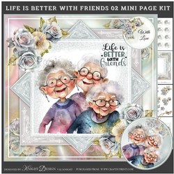 Life is Better With Friends 02 Mini Page Kit