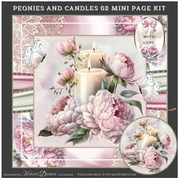 Peonies And Candles 02 Mini Page Kit