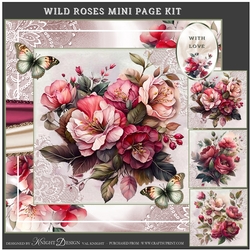 Wild Roses Mini Page Kit