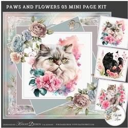 Paws And Flowers 03 Mini Page Kit
