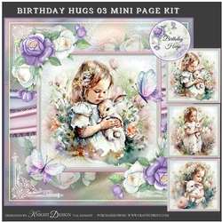 Birthday Hugs 03 Mini Page Kit