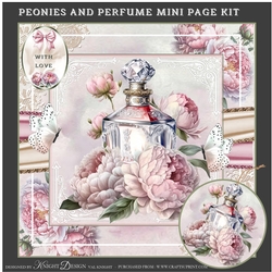 Peonies And Perfume Mini Page Kit