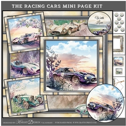 The Racing Cars Mini Page Kit