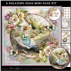 A Relaxing Read Mini Page Kit