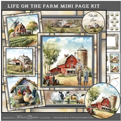 Life On The Farm Mini Page Kit