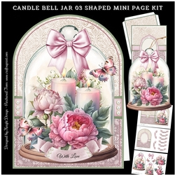 Candle Bell Jar 03 5x7 Shaped Mini Page Kit
