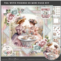 Tea With Friends 03 Mini Page Kit
