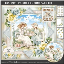 Tea With Friends 04 Mini Page Kit