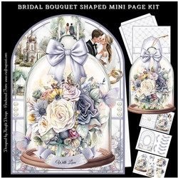 Bridal Bouquet Shaped Mini Page Kit