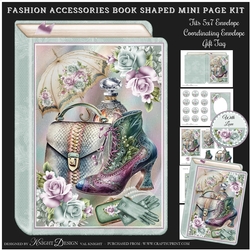 Fashion Accessories Book Shaped Mini Page Kit