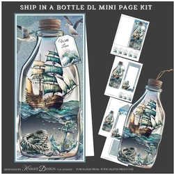 Ship In A Bottle DL Mini Page Kit
