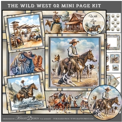 The Wild West 02 Mini Page Kit