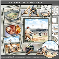 Baseball Mini Page Kit