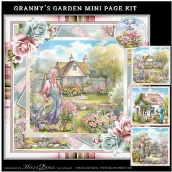 Grannys Garden Mini Page Kit