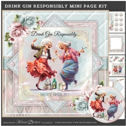 Drink Gin Responsibly Mini Page Kit