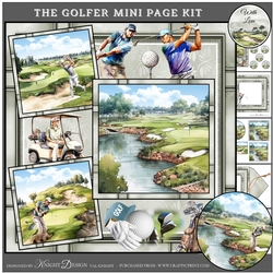 The Golfer Mini Page Kit